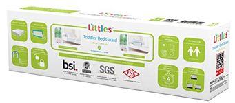 Littles Bed Guard Rail for Toddler, Child & Baby. Fits Single, Double Up to King Size Beds, Pink, 83 cm x 48.5 cm