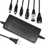 EAOENLS 42V 2A Charger(6 Plugs) Universal for 36V Li-ion Battery，Electric Bicycle Scooter e-Bike Battery Charger