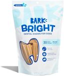 Bark Bright Original Dog Dental Chew Sticks (30 Chews) Plaque and Tartar Cleaning - Medium Breeds