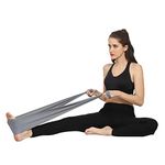 HealthHike Yoga Band | Thera Band for Physiotherapy, Stretching, Yoga & Resistance Workout | Latex-Free, Anti-Allergic & Tear-Resistant thera Band for Exercise, Size 72 X 5 inch