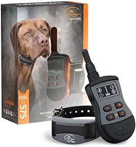 SportDOG Brand SportTrainer 575 Remote Trainer - Bright, Easy to Read OLED Screen - 500 Yard Range - Waterproof, Rechargeable Dog Training Collar with Tone, Vibration, and Static, Black