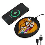 Disney The Nightmare Before Christmas Wireless Charging Station Pad for iPhone/Andriod/More- Wireless Charging Pad- Wireless Cell Phone Charger Up to 10W Qi Wireless Charger (No Adapter Included)