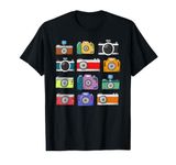 Photographer T-Shirt Camera Photography Retro Journalist T-Shirt