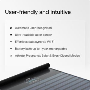 Withings Body Scan WiFi Smart Scale – Black