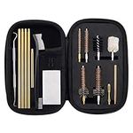 BOOSTEADY 7.62MM Cleaning Kit Pro .223/5.56 Rifle Gun Cleaning Kits with Bore Chamber Brushes Metal Pick Kit Brass Cleaning Rod