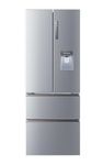 Haier HFR5719EWMP Non-Plumbed Total No Frost American Fridge Freezer - Platinum Inox - E Rated