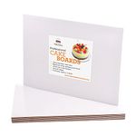 Cake S.O.S. Coated Cakeboard, 10x14, White, G-1, 25 Pieces