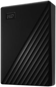 WD 6TB My Passport Portable External Hard Drive, Black, Includes Backup Software with Defense Against ransomware, and Password Protection - WDBR9S0060BBK-WESN