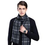 Scarf for Men Gift Idea Cashmere Scarfs Super Warm Soft Wool Scarf for Winter