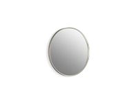 KOHLER K-31367-BNL Artist Editions Essential Mirror Collection, Wall Mirror, Vanity Mirror, Round 22", Brushed Nickel