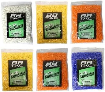 BBTac® Airsoft BB 30,000 Round 0.12g 6mm BBS for Airsoft Guns Ammo Pallet (5000 x6 Bag)