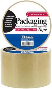BAZIC Products Clear Packing Tape 2.83" X 109.3 Yards, Wide Shipping Mailing Moving Sealing Tapes Refill Rolls, 24-Pack