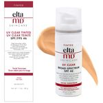 EltaMD UV Clear SPF 46 Tinted Face Sunscreen, Broad Spectrum Sunscreen For Sensitive Skin And Acne-Prone Skin, Oil-Free Mineral-Based Sunscreen, Sheer Face Sunscreen With Zinc Oxide, 1.7 Oz Pump