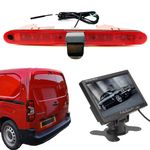 Dolphin Automotive Reversing Camera Fits Citroen Berlingo & Peugeot Partner With Waterjet Nozzle 2018 Onwards (Camera With 7" Dash Monitor)