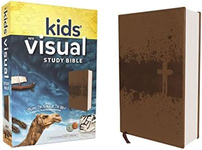 NIV Kids' Visual Study Bible, Imitation Leather, Bronze, Full Color Interior: Explore The Story Of The Bible-people, Places, And History