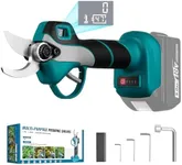 ZUYIYI Cordless Electric Pruning Shears for Makita 18V Battery, Brushless Portable Pruner 1.2'' (30mm) Cutting Diameter w/LED Display, 4 Wrenches for Gardening Tree Branch (Battery NOT included)