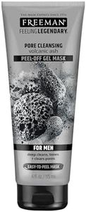 PH Beauty-Freeman Beauty Feeling Legendary Pore Clearing PeelOff Mask With Volcanic Ash, 6 Fl Oz, Black (45761-0x6)