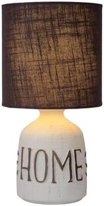 Lucide Cosby Lampada da tavolo, Ceramica, Marrone, Ø 16,5 cm, E14, max 40 watts
