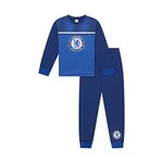 Chelsea F.C Boys Pyjamas, CFC PJ Set Ages 3 to 15 Years Old, Official Football Merchandise (14-15 Years) Blue