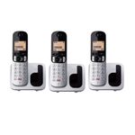 dee vee Easy Wireless intercom 3 Lines with Speaker Phone & Caller id Black