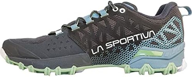 La Sportiva Women's Bushido II GTX Trail Running Shoes, Carbon/Mist, 39.5