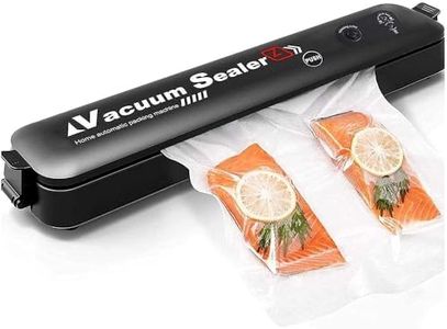 Dweezhet Vacuum Sealer Machine, Automatic Fresh Food-Sealer, Vacuum Packing Machine for Fruits, Meat Preservation with Dry & Moist Sealing Modes with LED. (Multi Color)