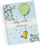 Pregnancy Journal - Hard Cover Keepsake Book - Personalized Memory Book for New Moms (Green Pooh)