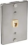 Leviton C0256-SS Telephone Wall Pho