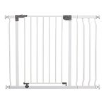 Dreambaby Liberty Indoor Baby Safety Gate with Stay Open Feature - Pressure Mounted Security Gates - one gate + one 18 cm Extension (Fits Openings 29.5-39") - White, 75 - 99 cm