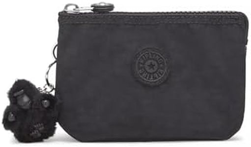 Kipling Women’s Creativity Small Pouch, Versatile Cosmetics Kit, Lightweight Nylon Travel Organizer, Black Noir