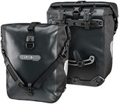 Ortlieb Sport-Roller Classic Bicycle Bag, Asphalt-Black, 30 x 25 x 24 cm, (2X) 12.5 Litre