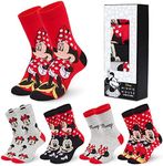 Disney Womens Calf Socks, Soft Stre