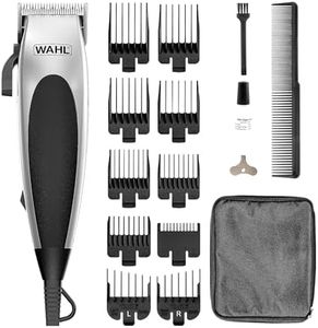 WAHL Vogue Corded Hair Clipper for Men, Home Hair Cutting, Male Grooming Kit, Mains Powered Clipping, Precision Cutting Blades, Black