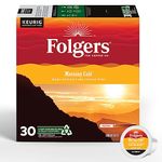 Folgers Morning Cafe Light Roast, Single-Serve K-Cup Pods For Keurig Coffee Makers, 30 Count