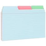 Find It Tabbed Index Cards, 4 x 6 I
