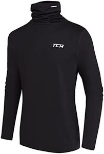 TCA Warm-Up da Bambino Maglia a Collo Alto da Corsa Termico a Maniche Lunghe - Nero, L Ragazzi (10-12 Anni)