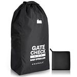 Bramble Large Stroller Bag for Airplane Travel Gate Check in Waterproof 116x53cm (Black)