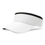 Headsweats Unisex's Lightweight Performance Running Visor for Men and Women, True White, One Size