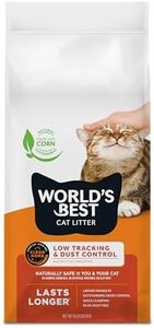 World's Best CAT Litter Low Tracking & Dust Control Multiple Cat Unscented 8 Pounds