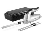 VonShef Electric Carving Knife With Two Serrated Blades For Multi-Purpose Use, Ergonomic Handle Plus Low Vibration & Noise For Your Comfort, Meat, Vegetable or Bread Knife
