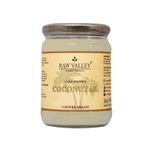 RAW VALLEY Cold Pressed Organic Coconut Oil - 1 Litre| Kolhu/Kachi Ghani | Certified Organic | Chemical Free | Natural
