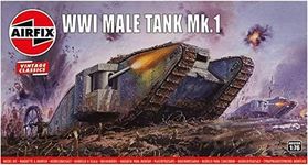 Airfix 1:76 Scale WWI Male Tank Mk.I Model Kit