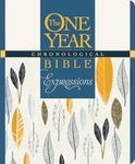 The One Year Chronological Bible Expressions NLT, Deluxe (Hardcover, Blue)