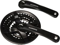 SHIMANO Fc-ty501 Square 6/7/8-Speed Crankset, unisex_adult, Crankset, E-FCTY501E244CLB, Black, 175 mm