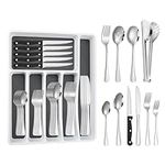 53PCS Silverware Set for 8 with Fla