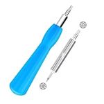 1Pcs Screwdriver for Door-Bell, Double-Ended T6 T15 Torx Screwdriver Bit Set for Video-Doorbell 1, Doorbell 2 and Pro Battery Change, Charge & Replacement(Blue)