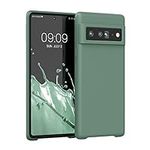 kwmobile Case Compatible with Google Pixel 6 Pro Case - TPU Silicone Phone Cover with Soft Finish - Forest Green