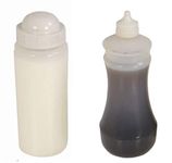 Salt Shaker & Vinegar Bottle Set Fish Chip Shop Takeaway Cafe Zodiac Sunnex (Vinegar and Salt (2 Bottles))