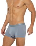 Arjen Kroos Men's Breathable Modal Microfiber Underwear Trunks Ice Silk Boxer Briefs