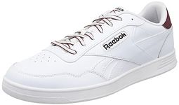 Reebok Unisex Court Advance Sneakers, Ftwwht Pugry4 Drkgrn, 9